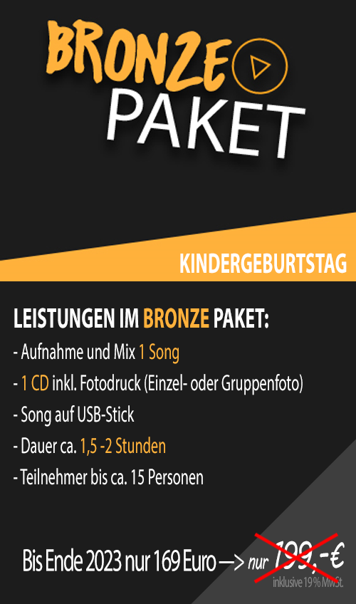 Bronze-Paket-Kindergeburtstag