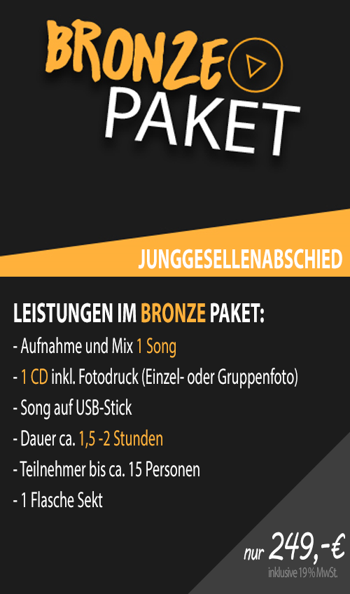 Bronze-Paket-Junggesellenabschied