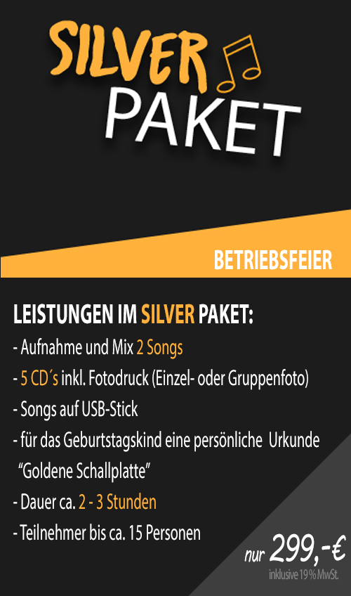 Silver-Paket-Betriebsfeier